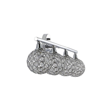 Maeve Iron/Glass Contemporary Glam LED Vanity Light